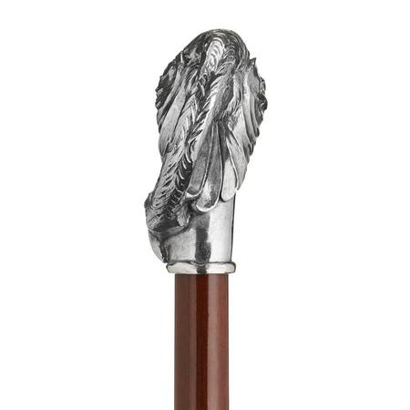 Design Toscano The Padrone Collection: Art Nouveau Swan Pewter Walking Stick PA291